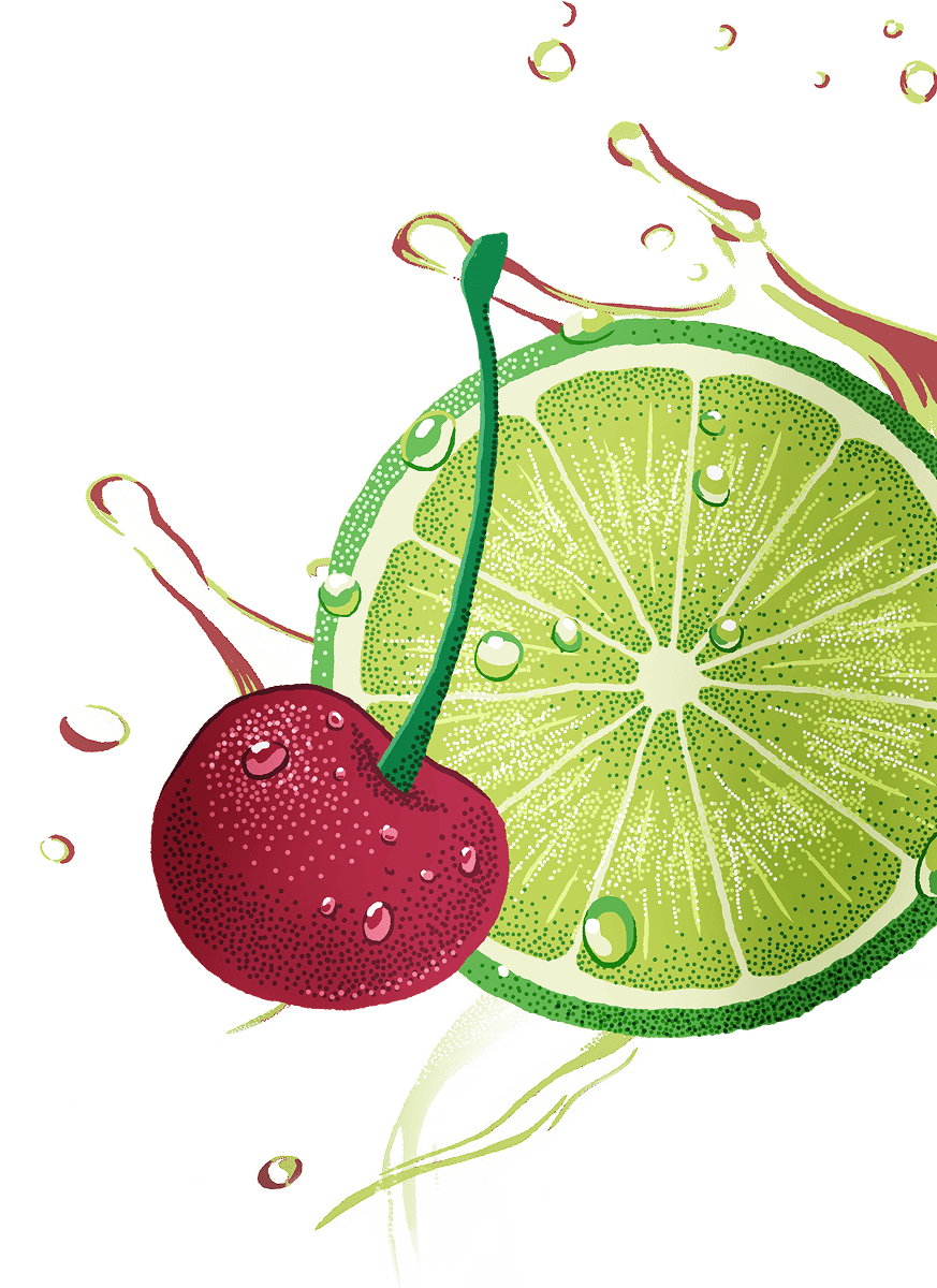 illustration cersie citron vert